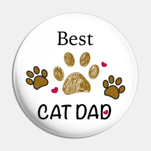 Best cat dad Pin