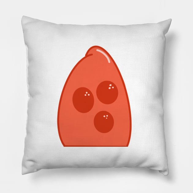 Red Slime Pillow by Rampageo Industries 