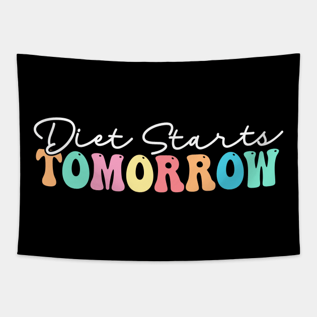 Diet starts tomorrow Tapestry by TheDesignDepot