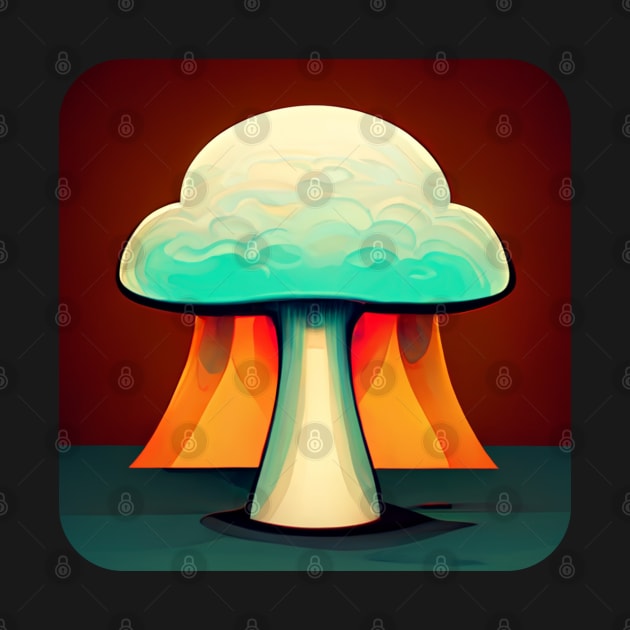 Nuclear mushroom blast by Pikantz