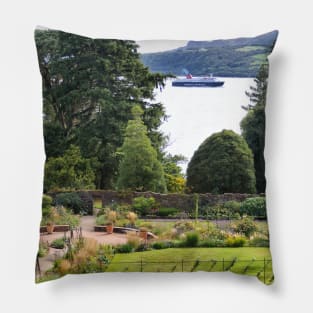 Caledonian Isles arriving in Brodick. Isle of Arran Pillow