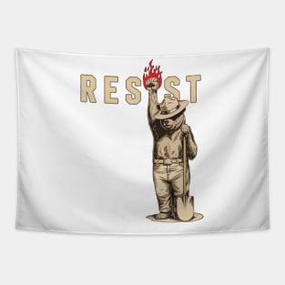 Smokey Bear Resist Tapestry