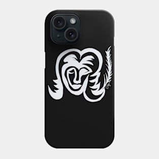 Zodiac - Virgo (neg image) Phone Case