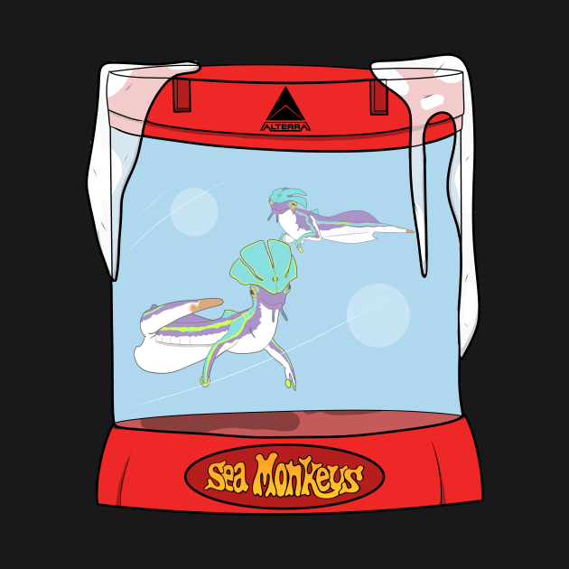 Below Zero Sea Monkeys by Slightly Animated