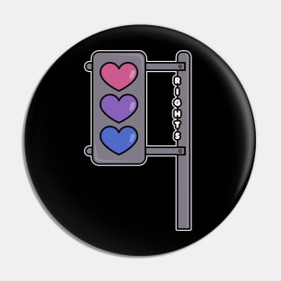 Bi Traffic Rights Pin