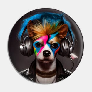 Dog DJ Pin