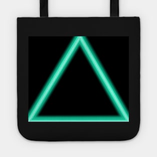 Turquoise Triangle LED Light Tote