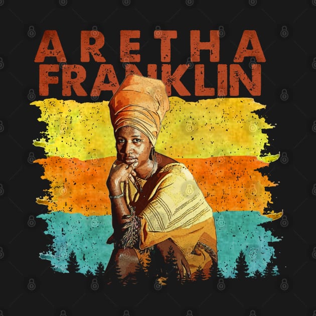 Sing it, Aretha! Classic Music Tribute Tee by Doc Gibby