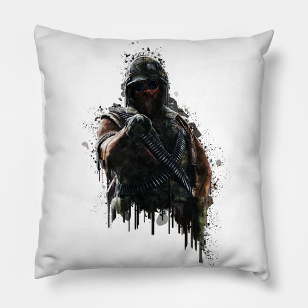 Blackbeard Elite Operator Pillow by traxim