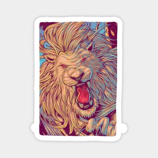 Wild Lion Magnet