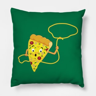 Lassoing Pizza Pillow