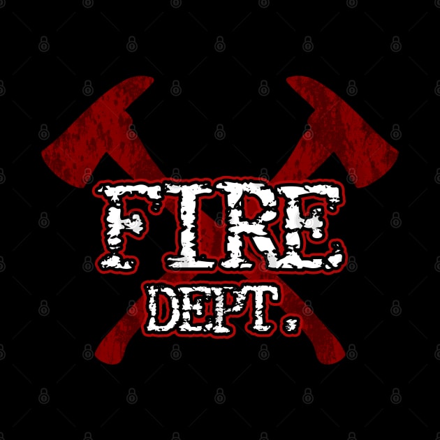 Firefighter Axes Fire Dept. Gift by Scar