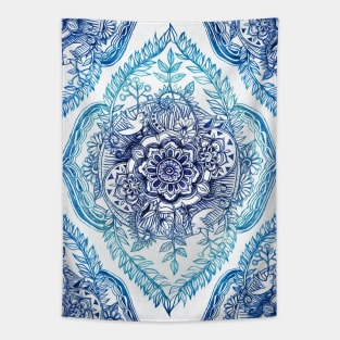 Indian Ink - in blues Tapestry