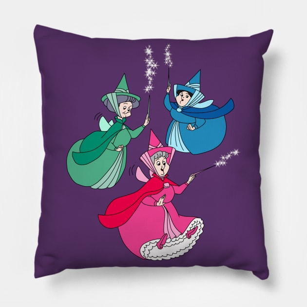 Fairy Godmothers Pillow by Megan Olivia