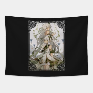 Nahida and Greater Lord Rukkhadevata - Genshin Impact Tapestry