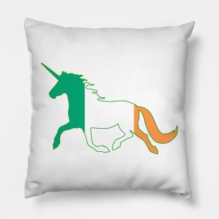 Irish Unicorn Pillow