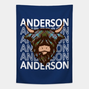 Clan Anderson - Hairy Coo Tapestry