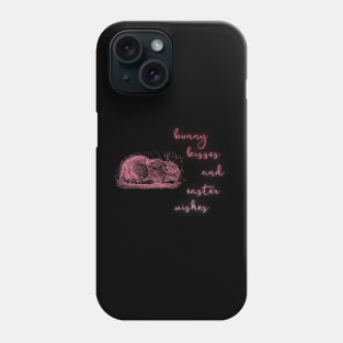 Bunny Kisses and Easter Wishes Phone Case