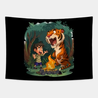 Calvin and Hobbes Reflection Tapestry