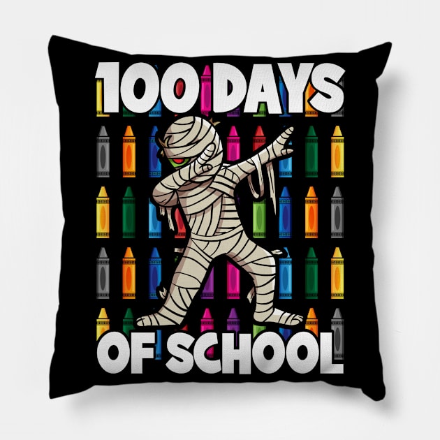 100 Days of School Dabbing Mummy Pillow by RadStar