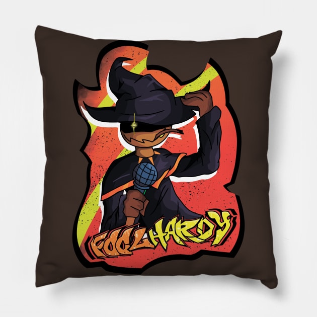 fnf zardy graffiti foolhardy Pillow by Renovich