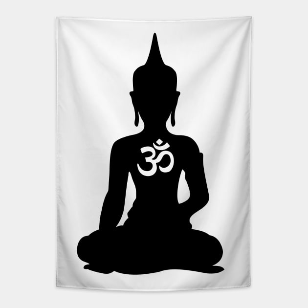 Om Buddha Tapestry by XOOXOO