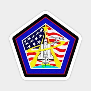 Black Panther Art - NASA Space Badge 66 Magnet