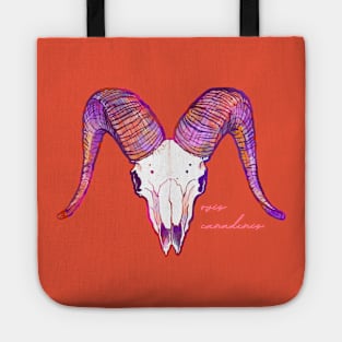 Bighorn Sheep Ram Skull Tote