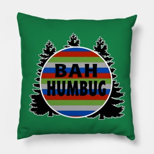 Bah Humbug Scrooge Christmas Grinch Pillow