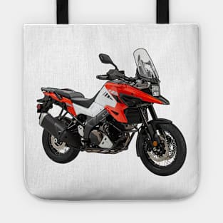 V Strom 1050XT Bike Illustration Tote