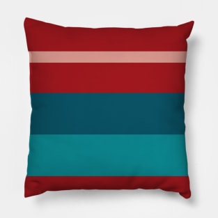 A limited hybrid of Rouge, Blush, Pastel Gray, Dark Cyan and Philippine Indigo stripes. Pillow