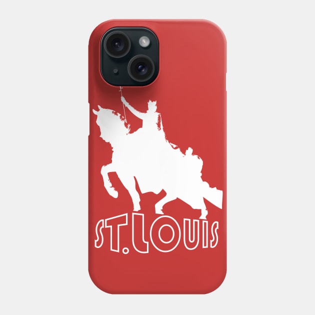 Saint Louis Statue - STL Phone Case by BentonParkPrints