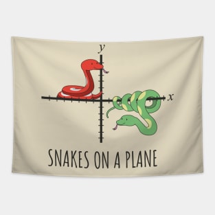 Snakes on a Plane Funny Maths Tapestry