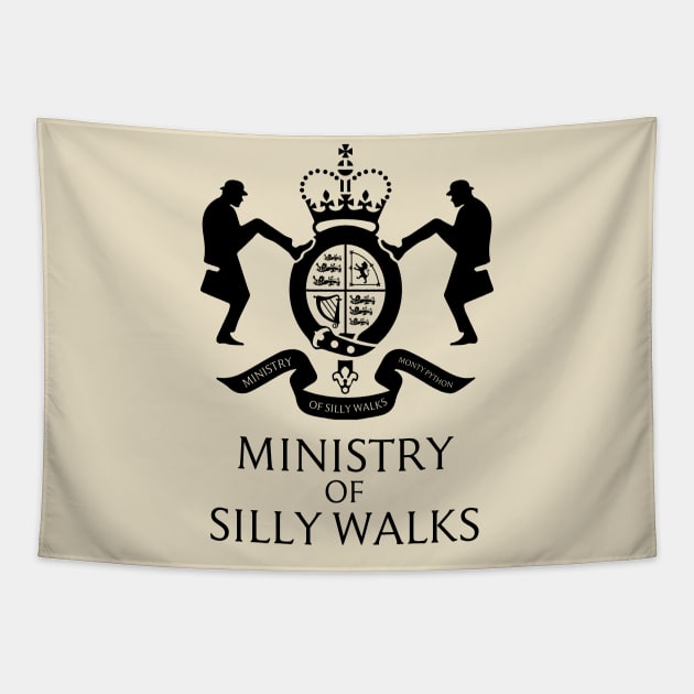 Ministry of Silly Walks Tapestry by Chill Studio