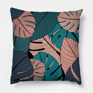 Monstera Pillow