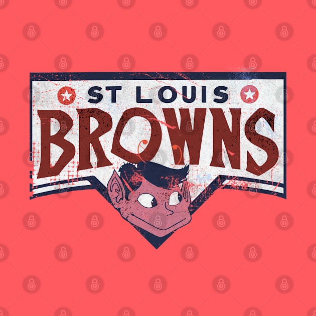 Defunct St Louis Browns Baseball Team by Nostalgia Avenue