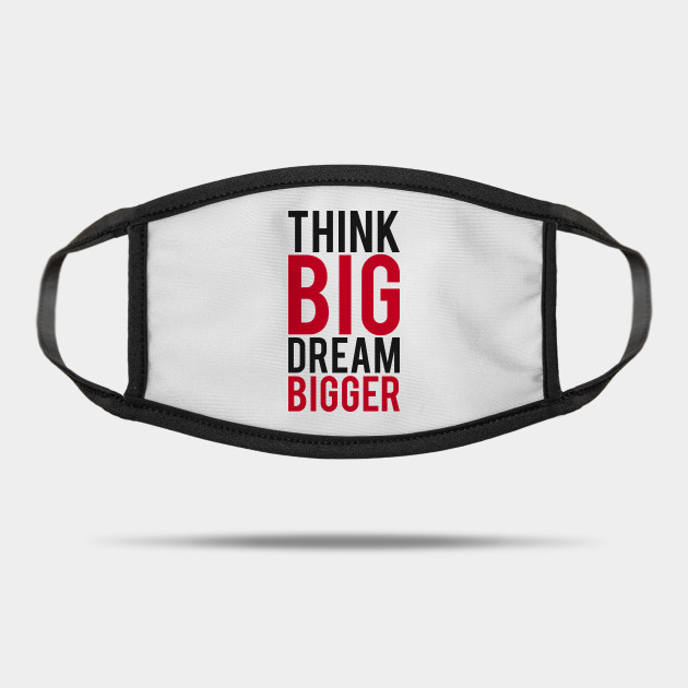 Think Big Dream Bigger Circle Poster 1 Digital Art By Naxart Studio