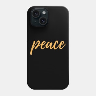 Peace out quote Phone Case