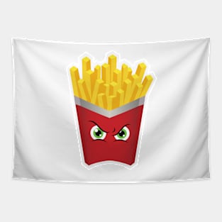 Angry Fries Tapestry