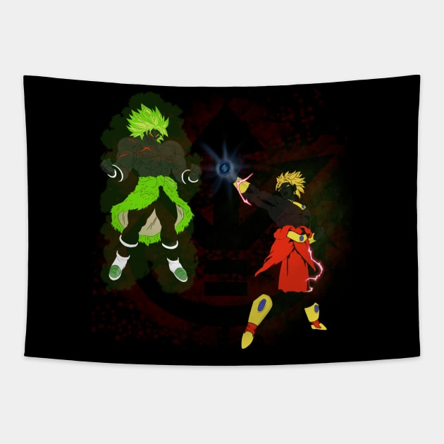 Broly The Legendary Super Saiyan Tapestry by Vibsz