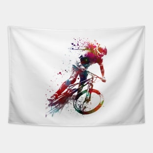 BMX rider #sport #bike Tapestry