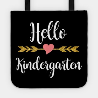 Hello Kindergarten Grade Back To School Tote