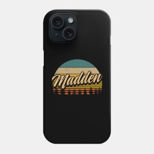 Madden Classic Name Vintage Styles Christmas 70s 80s 90s Phone Case