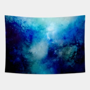 A Blue Galaxy Tapestry