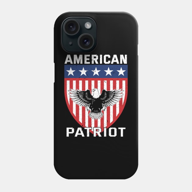 American Patriot Flag Phone Case by koolteas