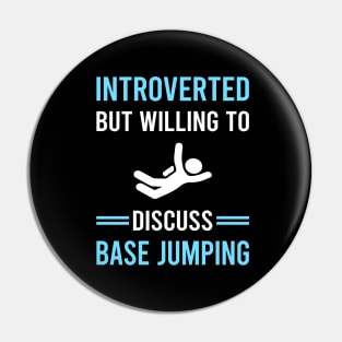 Introverted Base Jumping Jump Jumper Pin