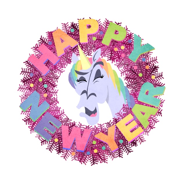 Happy New Unicorny Year by Thatssounicorny