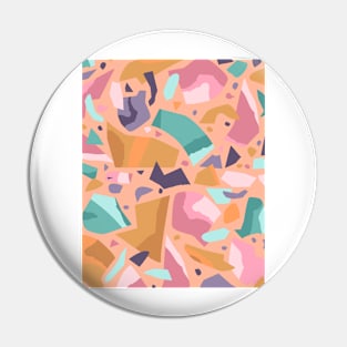 Pink terrazzo, abstract surface texture print Pin