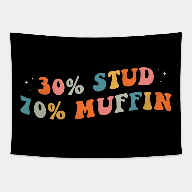 30% Stud 70% Muffin Tapestry by EnarosaLinda XY