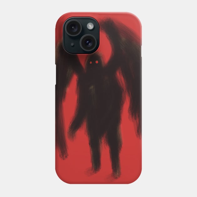 Mothman Returns to Point Pleasant Phone Case by JonHale